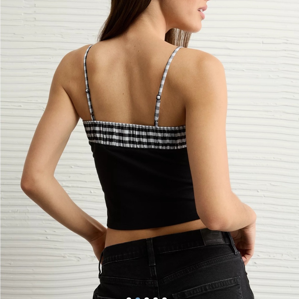 AE Gingham Colorblock Cami - Picture 2 of 5